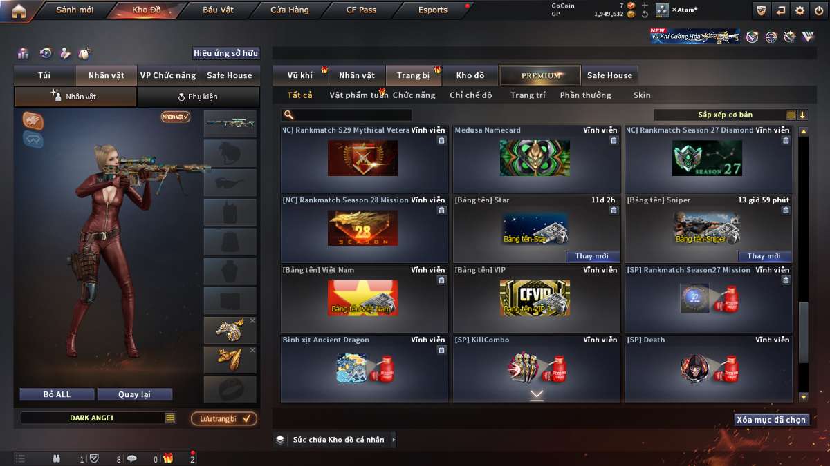 shop acc cf uy tin gia re
